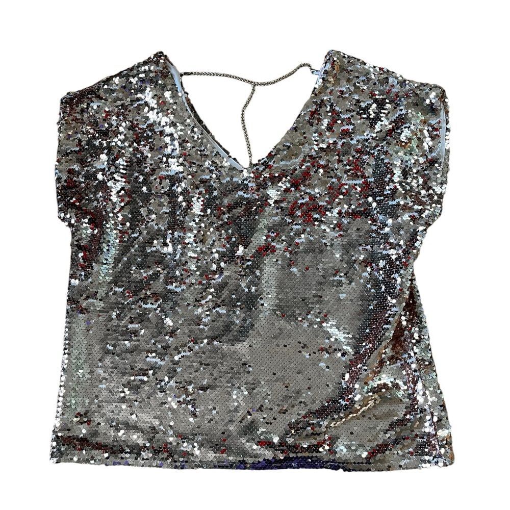 Lavish Sparkling Pink Sequin Top